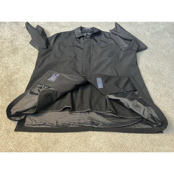 Vintage Ralph Lauren Rain Coat Jacket Mens Extra Large Black Preppy Gorpcore - Picture 10 of 14